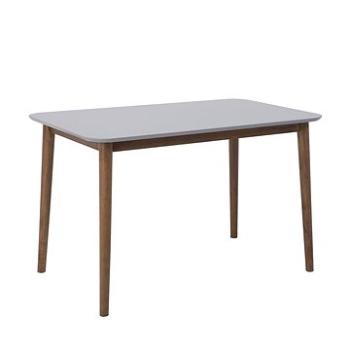 Dřevěný jídelní stůl šedý 118 x 77 cm MODESTO, 126330 (beliani_126330)