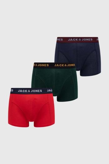 Dětské boxerky Jack & Jones 3-pack tmavomodrá barva