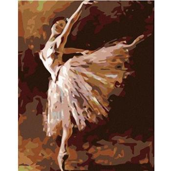 Malování podle čísel - Baletka stojící na jedné noze (HRAmal00815nad)