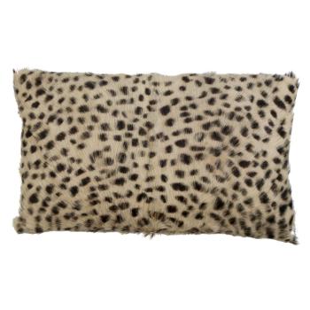 Obdélníkový polštář Leopard z kozí kůže - 50*30*10cm QXHKGL