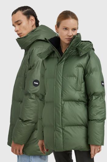 Bunda Rains 15040 Boxy Puffer Parka , zelená barva, zimní