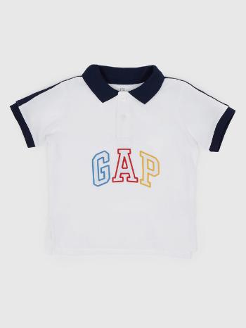 GAP Polo triko dětské Bílá