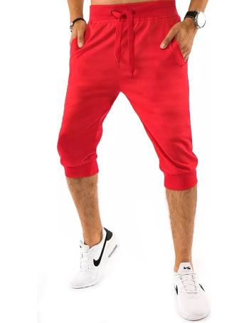 červené pánské 3/4 kalhoty vel. XL