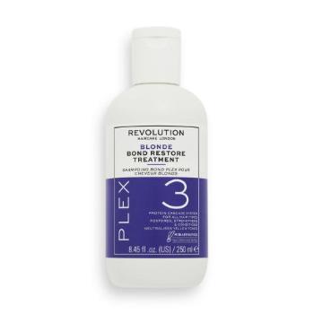 Revolution Haircare London Plex 3 Blonde Bond Restore Treatment 250 ml maska na vlasy pro ženy na blond vlasy; na lámavé vlasy