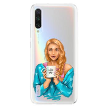 Odolné silikonové pouzdro iSaprio - Coffe Now - Redhead - Xiaomi Mi A3