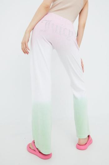 Tepláky Juicy Couture dámské, růžová barva, s aplikací