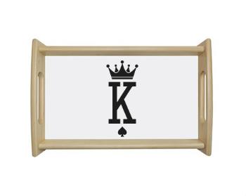 Dřevěný podnos K as King