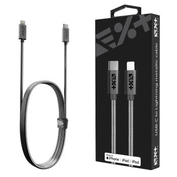 Next One USB-C to Lightning Metallic Cable 1.2m - Space Gray, LGHT-USBC-MET-SG