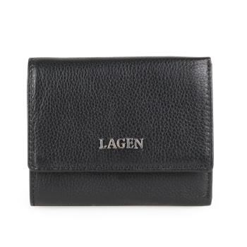 Lagen Dámská kožená peněženka TG-063 - černá
