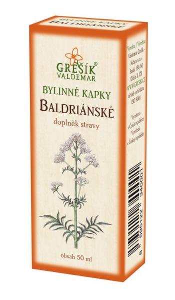 Grešík Baldriánské kapky 50 ml