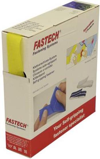 K našití pásek se suchým zipem FASTECH® B25-STD-L-020810, (d x š) 10 m x 25 mm, žlutá, 10 m