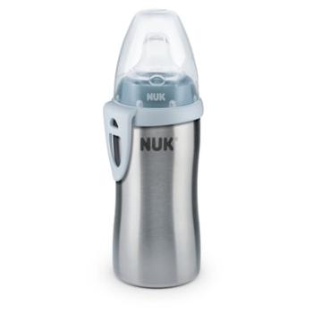 NUK Active Cup z ušlechtilé oceli modrý 12 m+