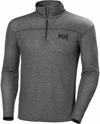 Helly Hansen HP 1/2 Zip Mikina Ebony Melange 2XL