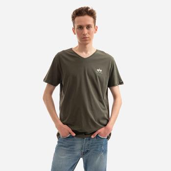 Alpha Industries Basic V-Neck T Small Logo 106513 142