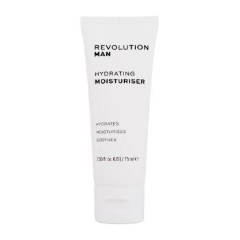 Revolution Man Hydrating Moisturiser 75 ml denní pleťový krém pro muže na suchou pleť; na dehydratovanou pleť