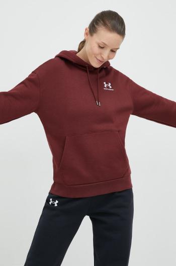 Mikina Under Armour dámská, vínová barva, hladká