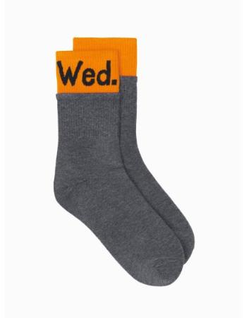 Pánské ponožky WED tmavě šedé