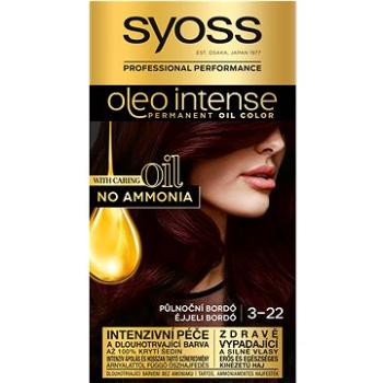 SYOSS Oleo Intense 3-22 Půlnoční bordó 50 ml (9000101660104)