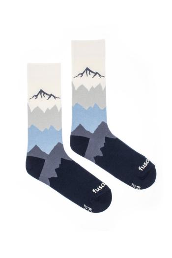 Modro-béžové ponožky High Tatras