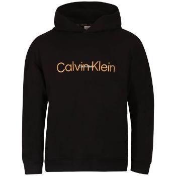 Calvin Klein EMB ICON HOL LOUNGE-L/S HOODIE Pánská mikina, černá, velikost XL