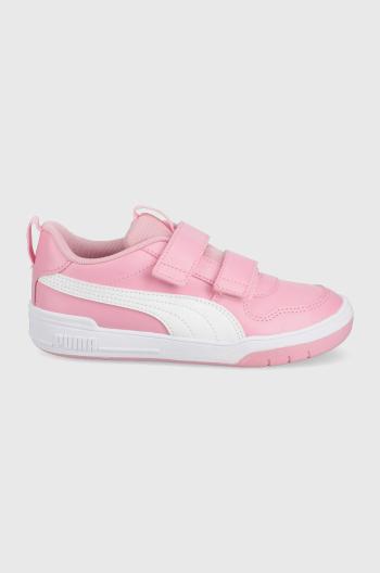 Dětské boty Puma 38074009 růžová barva