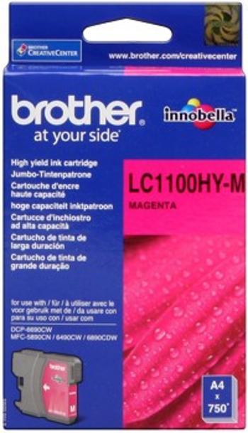 Brother LC-1100HYM purpurová (magenta) originální cartridge