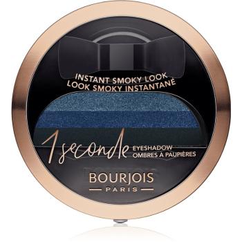 Bourjois 1 Seconde oční stíny pro okamžité kouřové líčení odstín 04 Insaisissa-Bleu 3 g