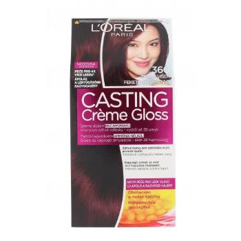 L'Oréal Paris Casting Creme Gloss 48 ml barva na vlasy pro ženy poškozená krabička 360 Black Cherry na všechny typy vlasů