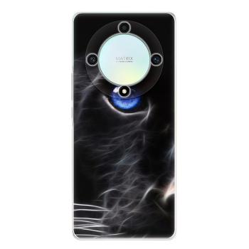 Odolné silikonové pouzdro iSaprio - Black Puma - Honor Magic5 Lite 5G