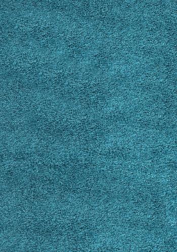 Ayyildiz koberce Kusový koberec Dream Shaggy 4000 Turkis - 65x130 cm Modrá