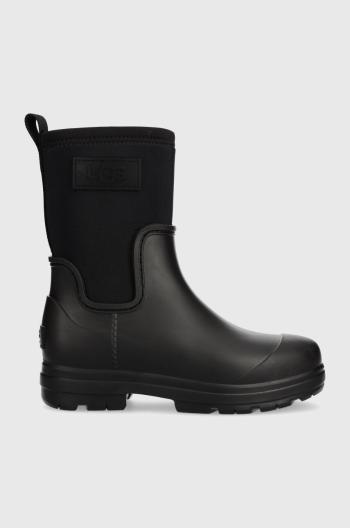 Holínky UGG Droplet Mid dámské, černá barva, 1143813