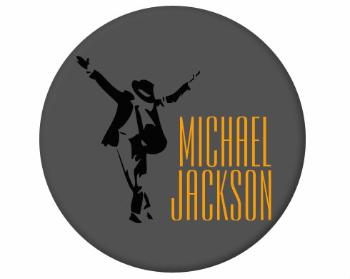 Magnet kulatý plast Michael Jackson