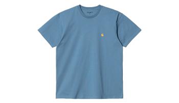 Carhartt WIP S/S Chase T-Shirt Icy Water modré I026391_0O6_XX