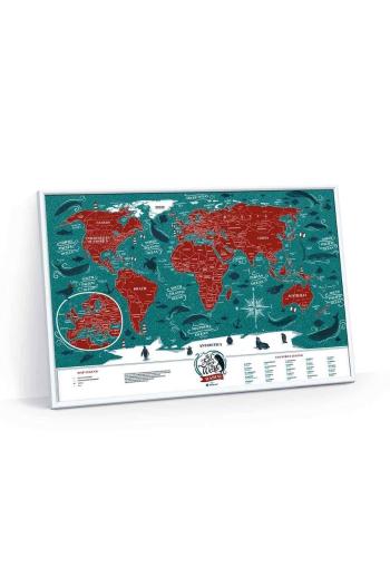 Stírací mapa 1DEA.me Travel Map Marine World