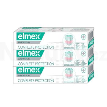 Elmex Sensitive Plus Complete Protection zubní pasta 3x75 ml