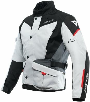 Dainese Tempest 3 D-Dry Glacier Gray/Black/Lava Red 62 Textilní bunda