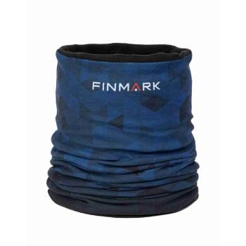 Finmark MULTIFUNCTIONAL SCARF WITH FLEECE Multifunkční šátek, modrá, velikost