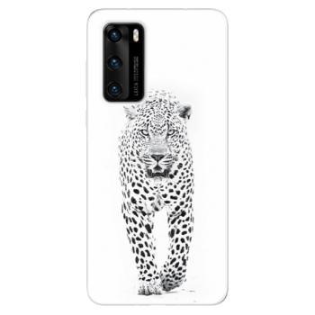 Odolné silikonové pouzdro iSaprio - White Jaguar - Huawei P40