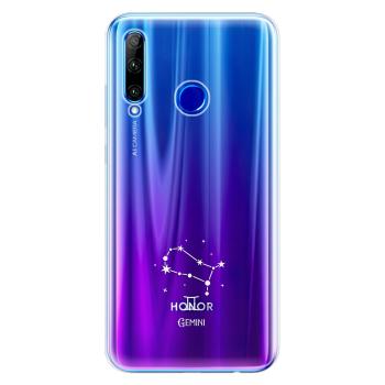 Odolné silikonové pouzdro iSaprio - čiré - Blíženci - Huawei Honor 20 Lite