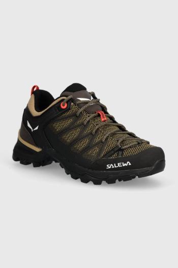 Boty Salewa MTN Trainer Lite dámské, béžová barva, lehce zateplené, 00-0000061364