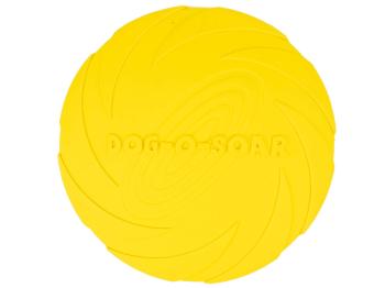 Vsepropejska Soar plastové frisbee pro psa | 18 cm Barva: Žlutá, Rozměr (cm): 21