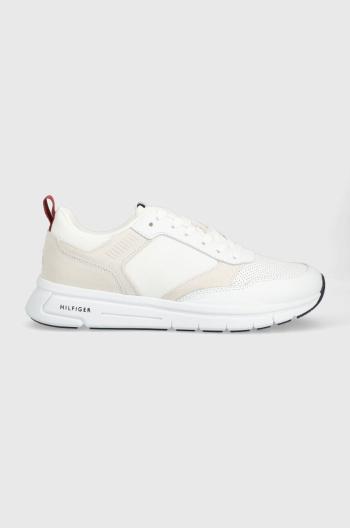 Sneakers boty Tommy Hilfiger MODERN COMFORT RUNNER MIX bílá barva