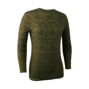 DEER HUNTER CAMOU WOOL Pánské funkční triko, khaki, velikost