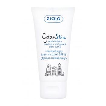 Ziaja GdanSkin Day Cream SPF15 50 ml denní pleťový krém pro ženy poškozená krabička na suchou pleť; na rozjasnění pleti; na dehydratovanou pleť