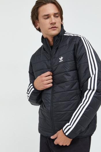 Bunda adidas Originals pánská, černá barva, přechodná