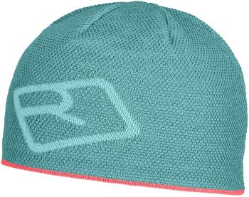 Ortovox Merino logo knit beanie - ice waterfall uni