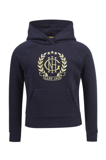 MIKINA GANT D1. MONOGRAM SWEAT HOODIE modrá 98/104