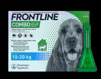 Frontline Combo Spot-On pro psy M (10-20 kg) 3 x 1.34 ml