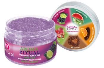 Dermacol Aroma Ritual antistresový tělový peeling hrozny s limetkou 200g 1 x 200 g