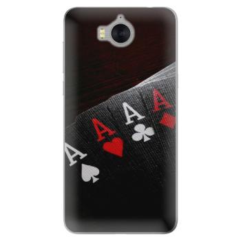 Odolné silikonové pouzdro iSaprio - Poker - Huawei Y5 2017 / Y6 2017